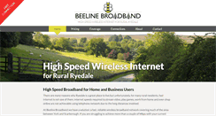 Desktop Screenshot of beelinebroadband.net