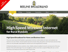 Tablet Screenshot of beelinebroadband.net